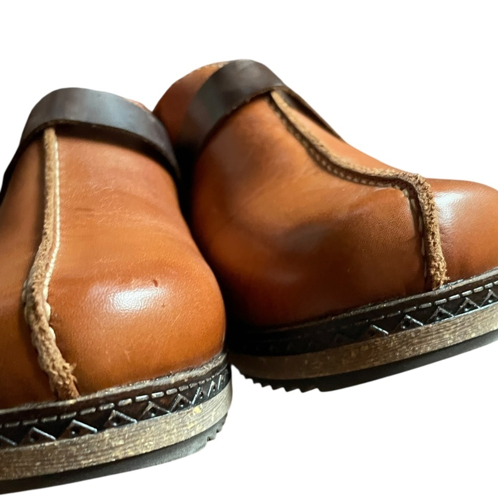 Pikolinos Women’s Granada Leather Clogs Brandy 38 US 7.5-8 Comfort Walking Brown - Picture 14 of 16